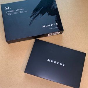 Brand New Morphe 8L Lo-Fi Sculpt + Shimmer Palette For Medium-Tan Skin Tones
